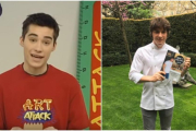 Imágenes de Jordi Cruz, presentador del programa 'Art Attack' a la izquierda, y Jordi Cruz, cocinero y jurado de concurso 'Mastercheff', a la derecha.-