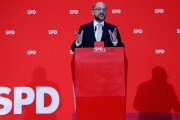 Martin Schulz ofrece una rueda de prensa en Berlín.-EFE / FELIPE TRUEBA