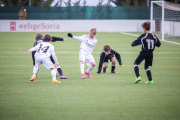 El mejor fútbol de cantera este domingo en la Ciudad Deportiva con el II Torneo Elige Soria. GONZALO MONTESEGURO