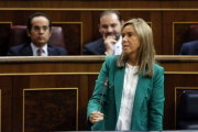 Ana Mato, durante la sesión de control al Gobierno, este miércoles en el Congreso.-Foto: JUAN MANUEL PRATS