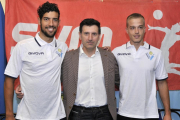 Daniel Retuerto, Ángel Romera y Guillermo Loeches en la presentación en el sede del Río Duero.-Valentín Guisande