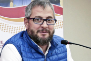Alfredo Cabrerizo en una comparecencia ante los medios la pasada temporada.-Mario Tejedor