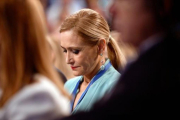 Cristina Cifuentes, el viernes en la convención nacional del PP en la capital andaluza.-/ AFP / CRISTINA QUICLER