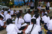 Niños en la escuela en Tailandia.-ADRIÁN FONCILLAS