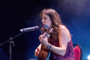 Paula Martinez, ganadora del Soria Talent 2020, durante la gran gala final el pasado mes de octubre. FOTO: Soria Talent