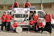 Varios atletas del Club Atletismo Numantino que participarán en el Nacional de Pista Cubierta de Madrid.-VALENTÍN GUISANDE