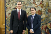 El PNV, que acudió a la audiencia con el Rey Felipe VI sobre la investidura, anuncia que no dará su apoyo "gratis" a ningún candidato.-ÁNGEL DÍAZ / EFE/ POOL