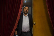 El vicepresidente de la Generalitat, Oriol Junqueras, en el Parlament-ALBERT BERTRAN