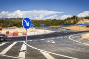 Obras de la A-11 en el tramo entre la variante de El Burgo de Osma y San Esteban de Gormaz. MARIO TEJEDOR