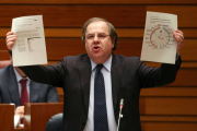 Intervención del presidente de la Junta, Juan Vicente Herrera, en el Pleno de las Cortes-Ical