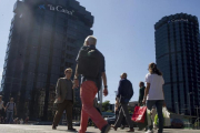 Sede de CaixaBank en Barcelona.-ENRIC FONTCUBERTA