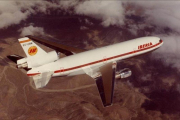 Un avión de los años 70 de la aerolínea Iberia.-