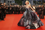 Cate Blanchett, en la alfombra roja en la presentación de 'Carol', en Cannes, este domingo.-Foto: REGIS DUVIGNAU / REUTERS