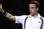 Bautista Agut celebra su victoria ante Klizan en la primera ronda de Australia.-AP / RAFIQ MAQBOOL