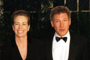Una imagen de Harrison Ford  y Melissa Mathison, de noviembre del 2000, cuatro años antes de divorciarse.-RICK WILKING / REUTERS