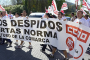 Exterior de la fábrica ubicada en San Leonardo de Yagüe. / ÚRSULA SIERRA-