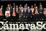 Empresarios premiados en la gala de los 120 años de la Cámara de Comercio de Soria-Valentín Guisande