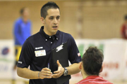 Álvaro Martín, el entrenador del CMA Soria. / Valentín Guisande-
