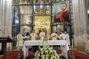 Beatificación celebrada ayer en la Catedral de El Burgo.-