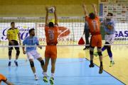 El Río Duero sólo cedía ante Teruel en los puntos finales de set.-Álvaro Martínez