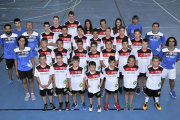 Participantes y técnicos en el campus Nacho Azofra que arrancó ayer.-VALENTÍN GUISANDE