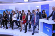 Presentación de los Servicios Informativos de TVE. A la derecha, José Antonio Álvarez Gundín, director de Informativos.-TVE