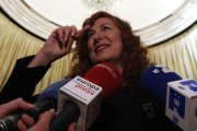 Pilar Jurado, presidenta de la SGAE, el pasado marzo.-EFE / JAVIER LIZÓN