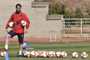 López Garai espera que el Numancia mantenga el buen rendimiento alcanzado en Tenerife.-Valentín Guisande