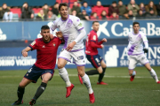 El Numancia empataba en la primera vuelta en Pamplona ante un Osasuna que se adelantó en dos ocasiones.-Área 11