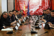 Los partidos políticos se reúnen en el Congreso para abordar los recortes en la campaña del 26-J-JUAN MANUEL PRATS