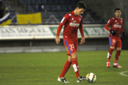 Dani Calvo ha sido titular en los últimos cinco encuentros.-DIEGO MAYOR