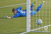 Dani Barrio encaja el primer gol del Girona - Laliga