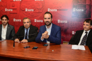 Crovetto, Fraile, Hernández y García en la presentación del Regional que se celebrará el sábado.-Álvaro Martínez