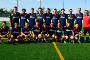 El Numancia B durante el inicio de la pretemporada en el día de ayer.-ÁLVARO MARTINEZ