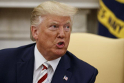 Donald Trump, el presidente de los EEUU.-AP