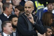 Pep Guardiola, técnico del City.-IAN KINGTON