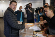 Arnaldo Otegi, que votó en las pasadas elecciones generales de junio, defiende su derecho a ser candidato a lendakari.-EFE / JUAN HERRERO