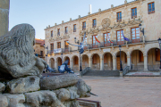 Edificio del Ayuntamiento, en la plaza Mayor de la capital. MARIO TEJEDOR