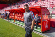 El míster numantino Diego Martínez. MARIO TEJEDOR