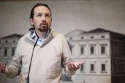 El secretario general de Podemos, Pablo Iglesias-EDUARDO PARRA (EUROPA PRESS)