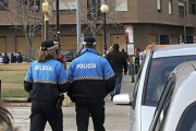 Agentes de la Policía Local de Soria. / VALENTÍN GUISANDE-