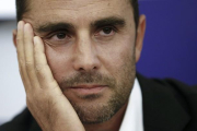 Falciani en una rueda de prensa en Francia el año pasado.-DENIS BALIBOUSE