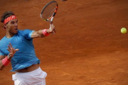 Rafa Nadal, durante el abierto disputado en Madrid-JOSÉ LUIS ROCA