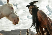 Johnny Depp, en la película 'El Llanero Solitario'.-Foto: ARCHIVO