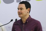 El presidente de Sortu, Hasier Arraiz, el pasado 21 de febrero en una rueda de prensa en Vitoria.-Foto: EFE/ JOSÉ RAMÓN GÓMEZ