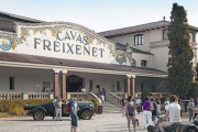 Enoturistas en las cavas Freixenet.-JOSEP GARCIA