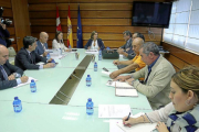 La consejera de Agricultura, Milagros Marcos, preside la reunión del Consejo Regional Agrario.-Ical