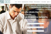 La nueva página web de Pedro Sánchez-