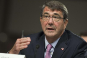 El responsable del Pentágono, Ashton Carter.-AFP / SAUL LOEB