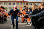 Mçarquez en el colegio Salesianos de Zaragoza.-EFE
